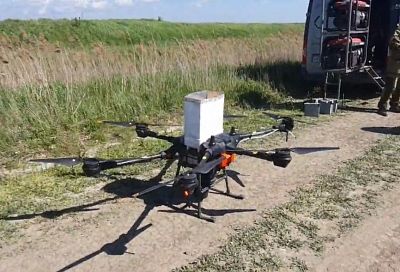 В Краснодарском крае впервые в России сеют рис дронами