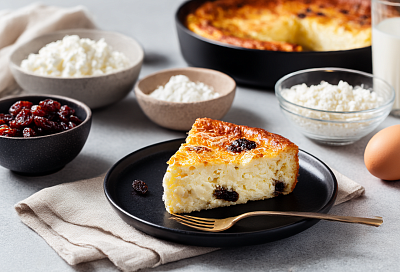 Куда девать творог? Запеканка на манке, которую сметают до крошки