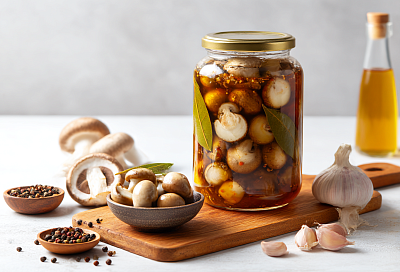 Маринованные шампиньоны за 8 минут: настоятся — и исчезнут первыми