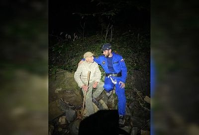 В Сочи спасатели нашли заблудившегося в лесу пенсионера из Ростовской области