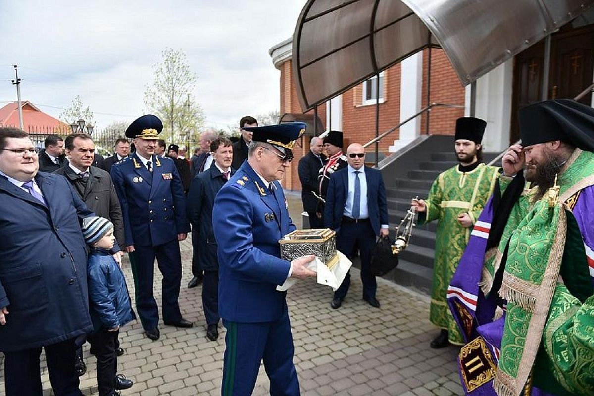 В Краснодарский край доставили частицы мощей святого преподобного Серафима Саровского