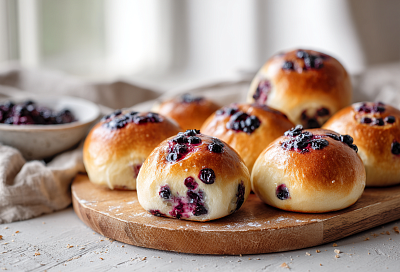 Сочные пирожки с замороженной смородиной: тесто пышное, начинка не вытекает