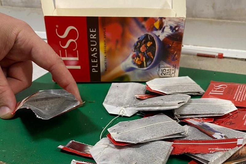 На Кубани в СИЗО пытались передать наркотики в пакетиках с чаем
