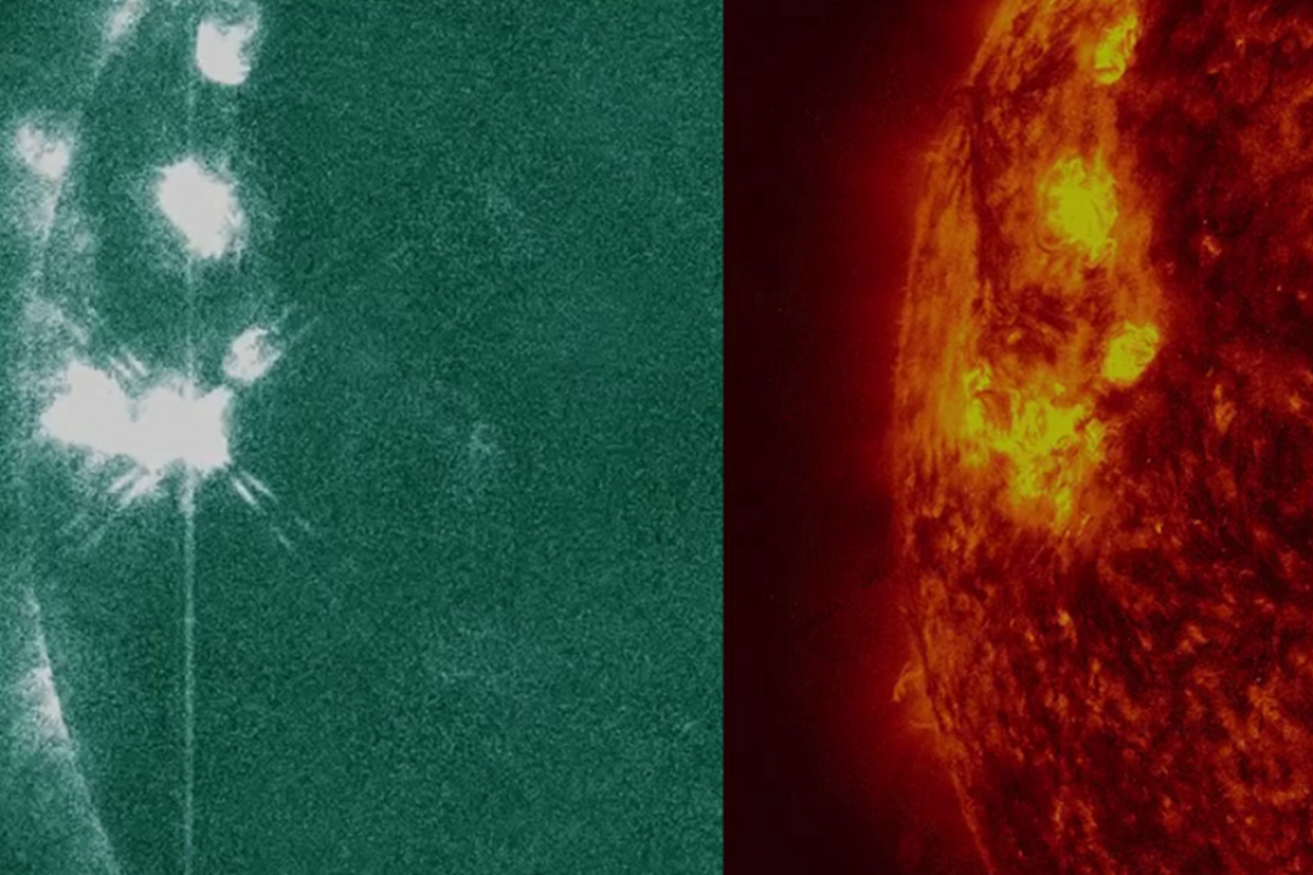 Мощная импульсная вспышка зафиксирована на Солнце впервые за три месяца