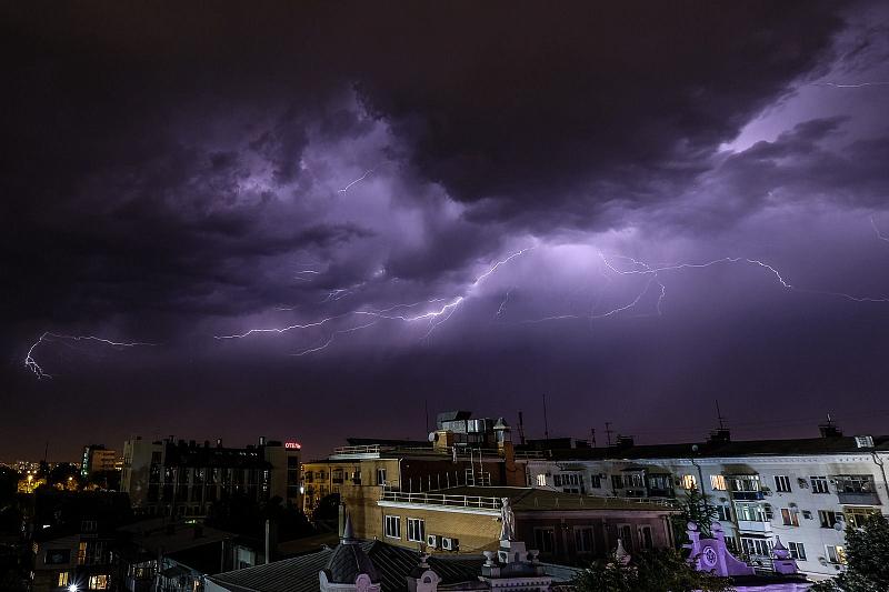 23-24 июня в Краснодаре действует штормовое предупреждение