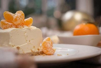 Новогодний тирамису “под ёлку” с мандаринами: цитрусовый, воздушный и без духовки