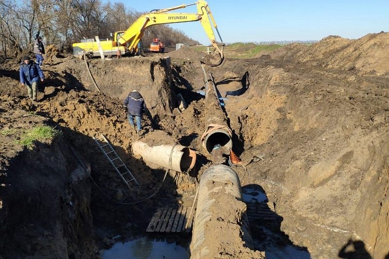 11-километровый участок Ейского группового водопровода ввели в эксплуатацию в Краснодарском крае 
