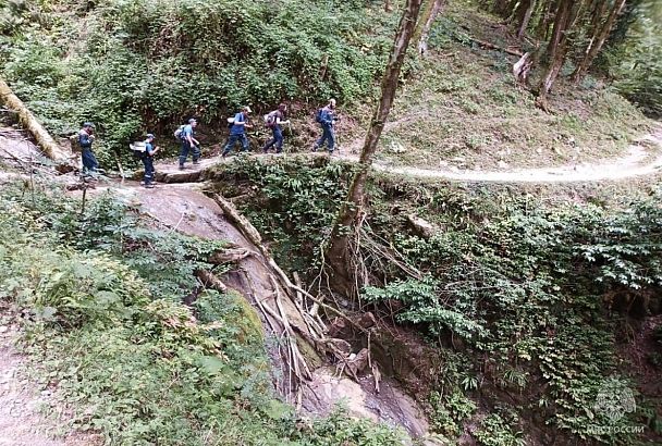 Стали известны подробности спасения пропавшего в горах Сочи туриста