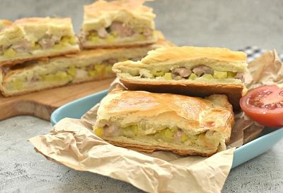 Быстрее курники вы еще не готовили: порционные слойки без замеса теста