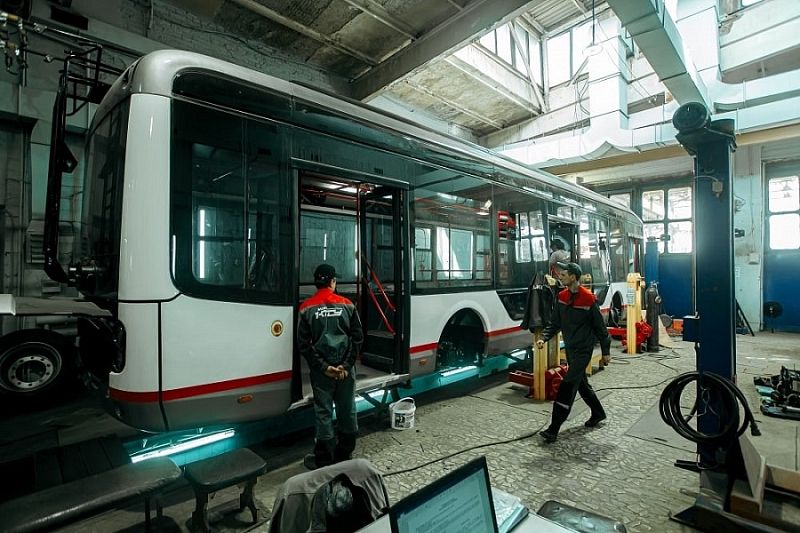 Первый краснодарский троллейбус собран на 98%