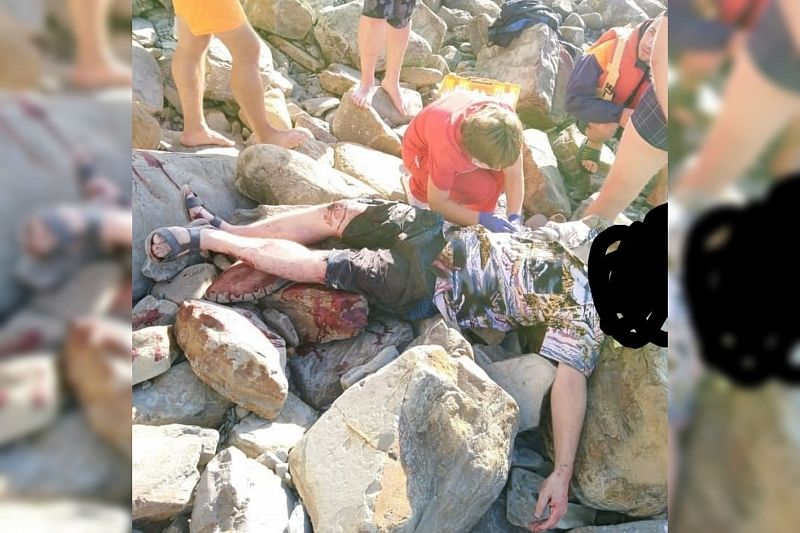 В Новороссийске мужчина упал с 20-метровой скалы и выжил