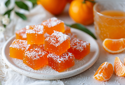 Мандариновый мармелад готов за 20 минут: пружинистый десерт без горечи