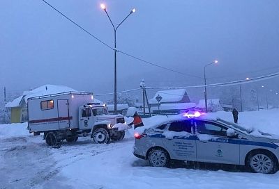 Пункты обогрева развернули на Шаумянском перевале в Туапсинском районе 