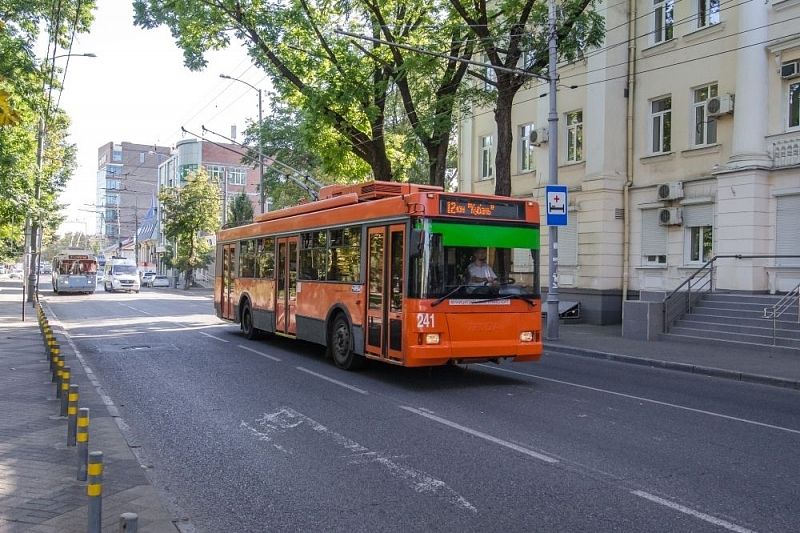 Схема движения шести троллейбусов временно изменится в Краснодаре