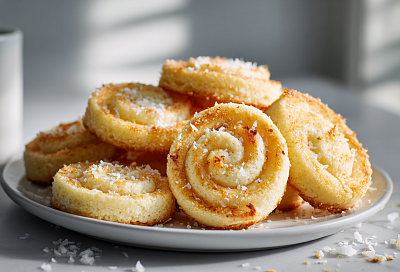 Смешиваю творог с маслом и через 20 минут достаю из духовки самое нежное печенье – тает во рту как творожный пончик