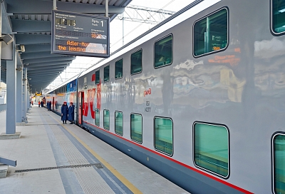 Время в пути для поезда Москва — Адлер планируется сократить до 16 часов к 2025 году