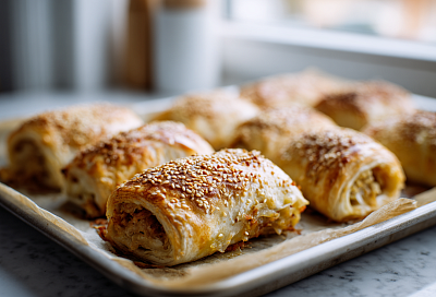 Самое быстрое тесто для пирожков и трубочек: хрустит, рассыпается и готово за 5 минут без дрожжей и разрыхлителя