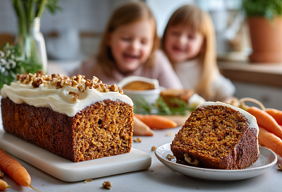 Морковный пирог как торт: замешала ложкой и в духовку на 30 минут