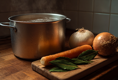 Как сделать свиной бульон без специфического запаха и с хорошим вкусом