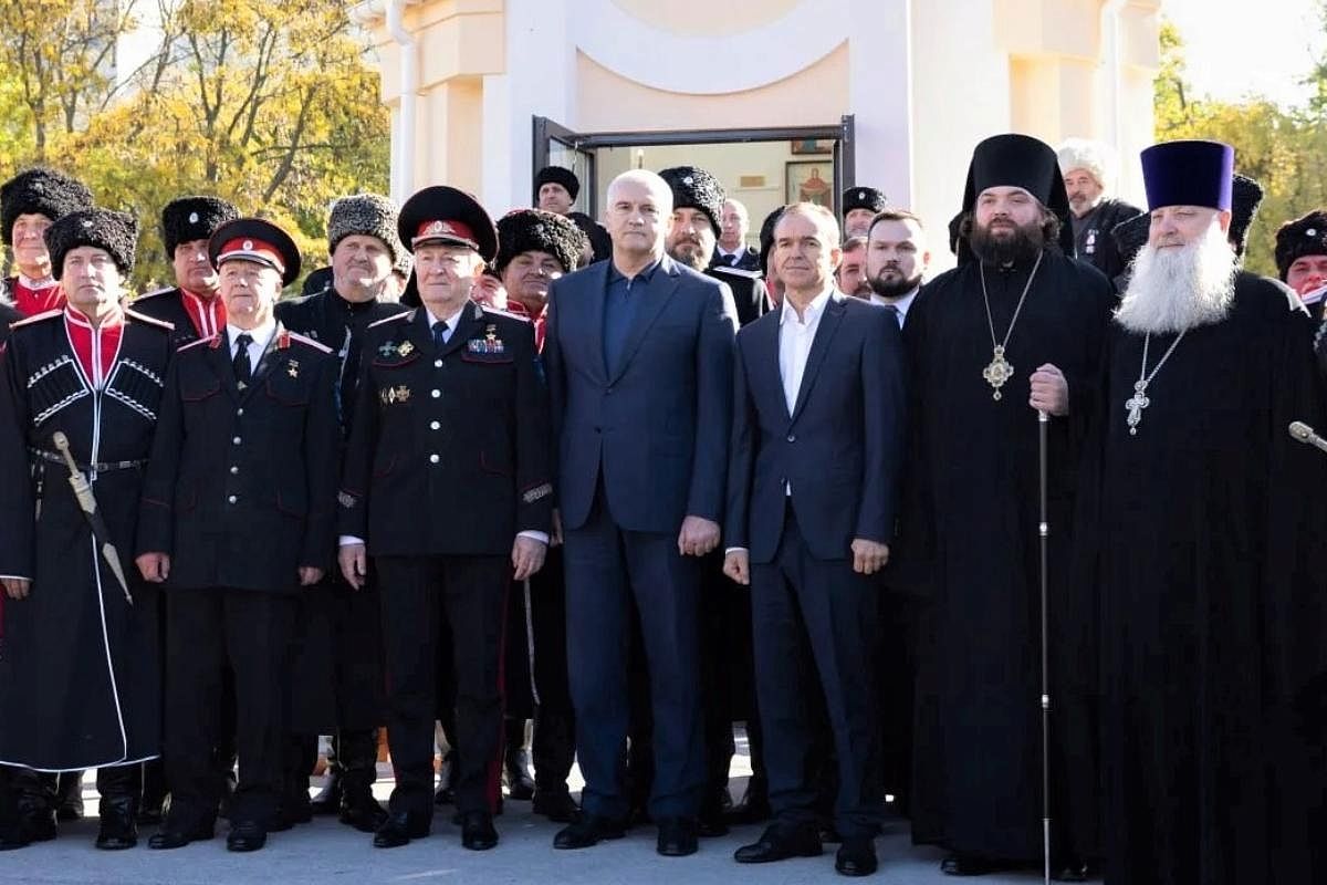 Губернатор Кубани Вениамин Кондратьев принял участие в открытии и освящении часовни в Керчи