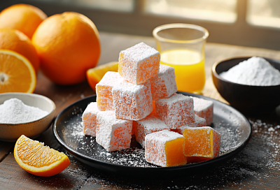 Апельсиновый рахат-лукум дома: без красителей, с ярким вкусом и той самой тягучестью