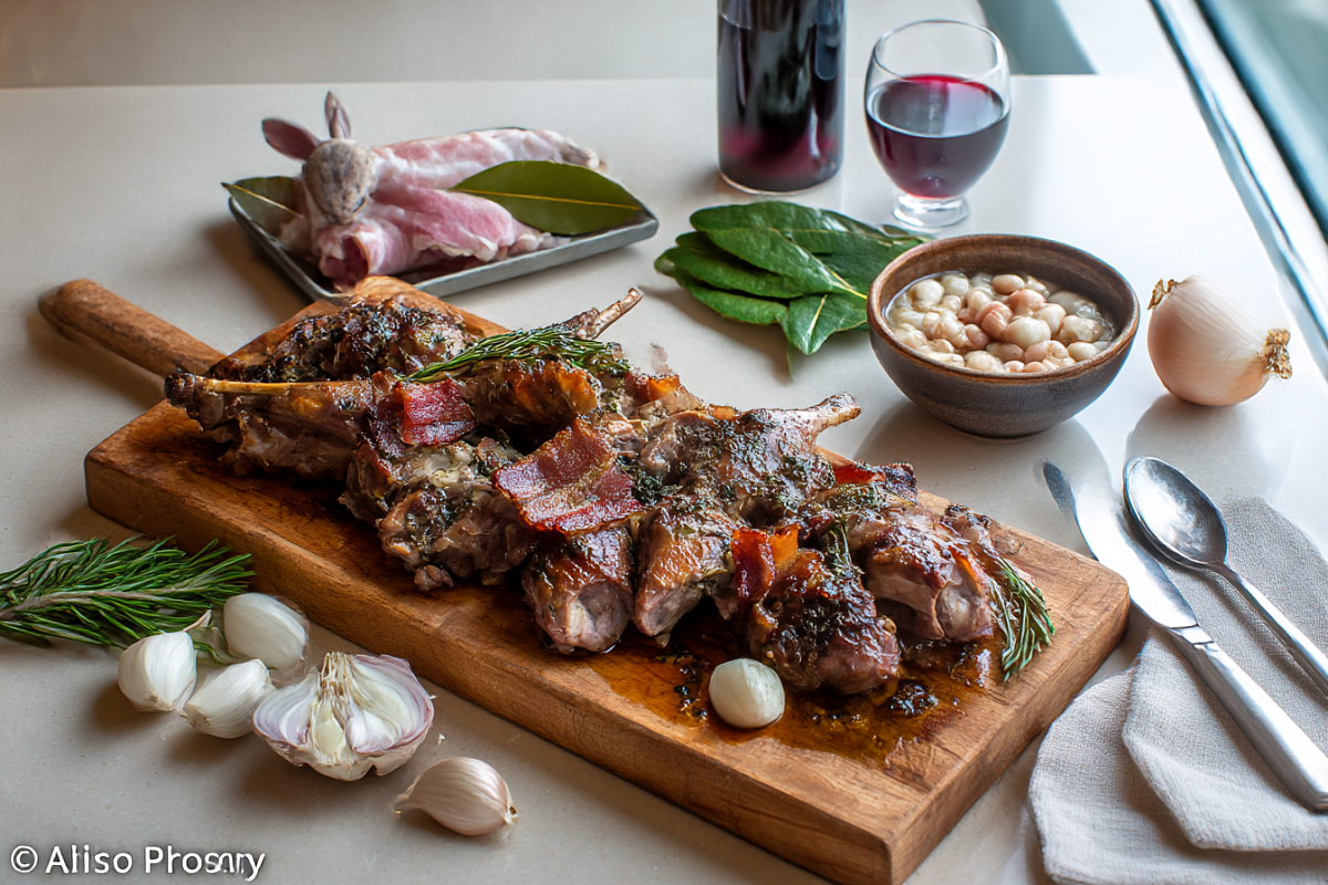 Как в испанском Монегросе запекают кролика под землёй 