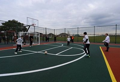 Стадион и спортплощадку открыли в Краснодарском крае