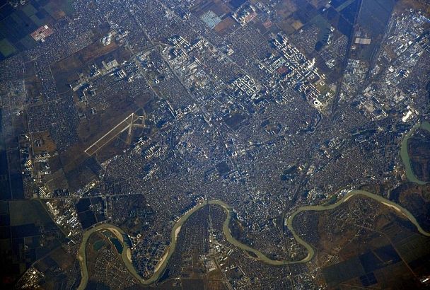 Фото с борта МКС: опубликован свежий снимок Краснодара из космоса