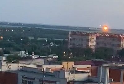 Момент крушения Ил-76 попал на видео