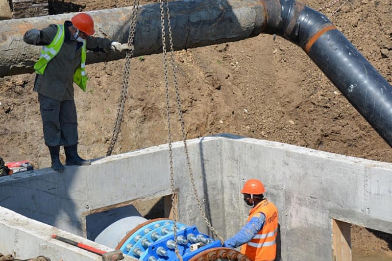 На новом участке Троицкого водопровода в Краснодарском крае приступили к запуску системы водоснабжения