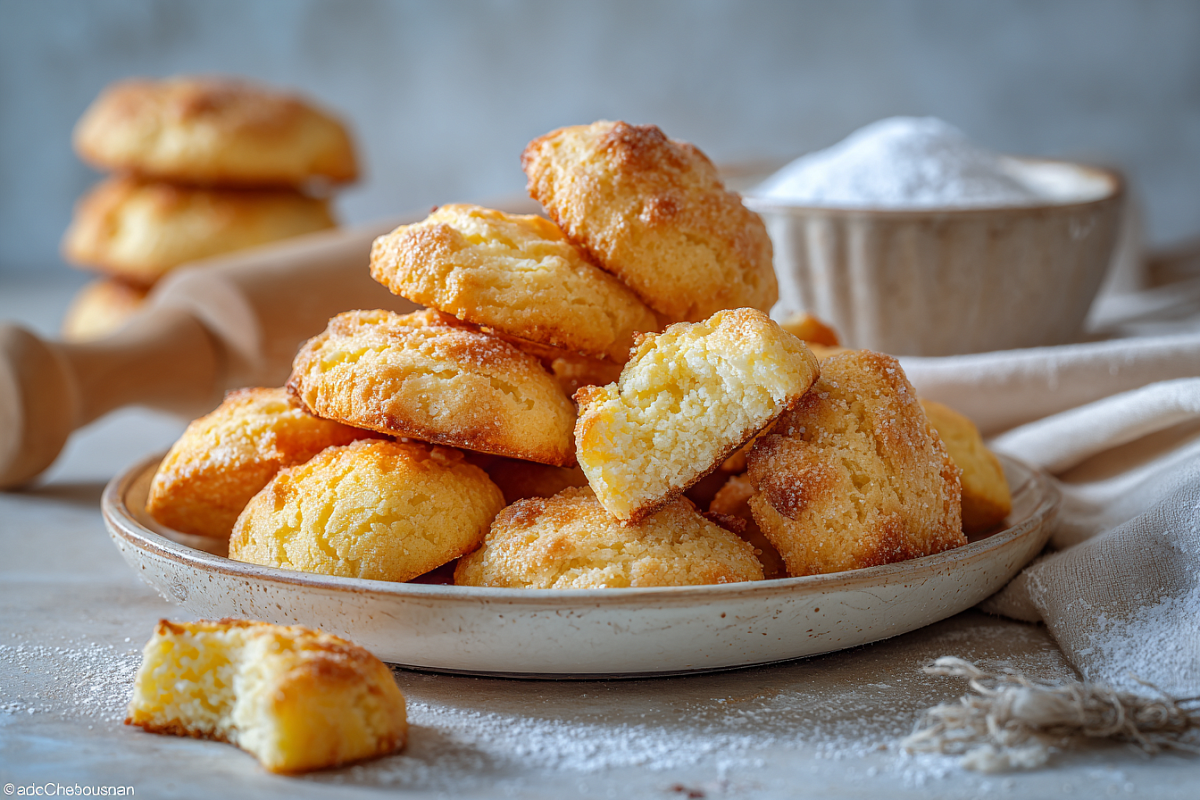 Деревенское творожное печенье «Слоёное чудо» — нежное, рассыпчатое и совсем не приторное