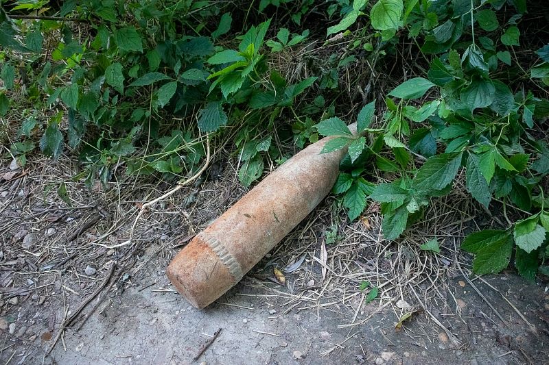 Взрывотехники нашли во дворе частного дома в Крымском районе 37 мин времен Великой Отечественной войны