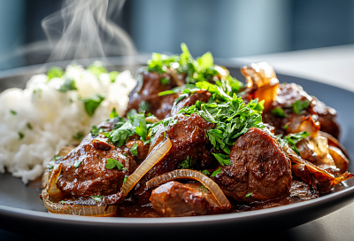 Мясо с луком в духовке по-грузински: сочное, ароматное и очень вкусное