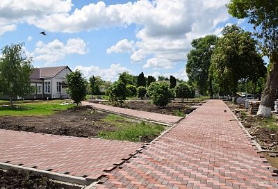 На 50% выполнили благоустройство парков в Каневском районе 
