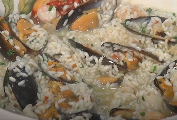 Ризотто с морепродуктами за 7 шагов: идеальное итальянское блюдо от Высоцкой