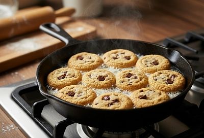 Печенье на сковороде: простой рецепт от шеф-повара Улыбиной-Бай