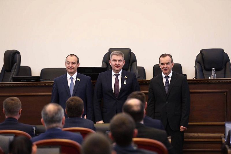 Губернатор Кубани Вениамин Кондратьев принял участие в XVII собрании Совета молодых депутатов края