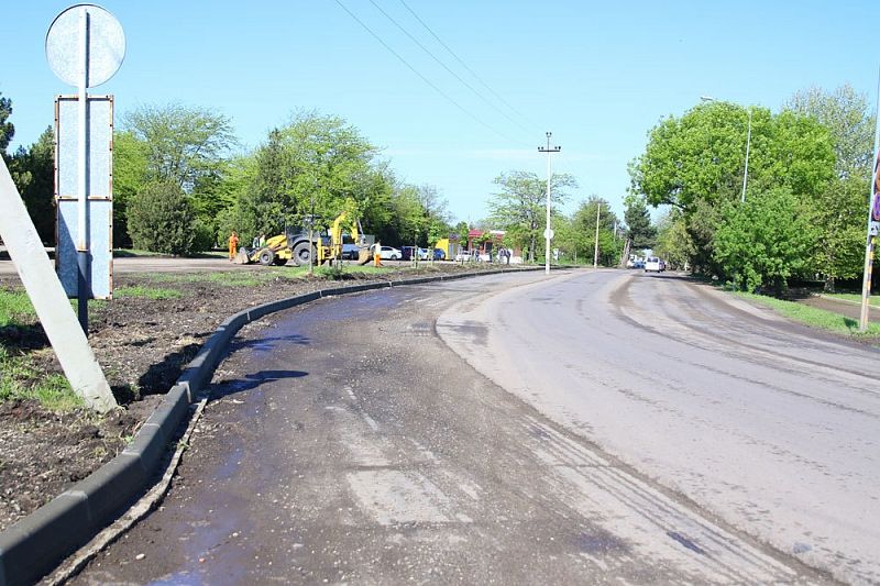 Ремонт улицы Береговой в Краснодаре завершат к концу июня
