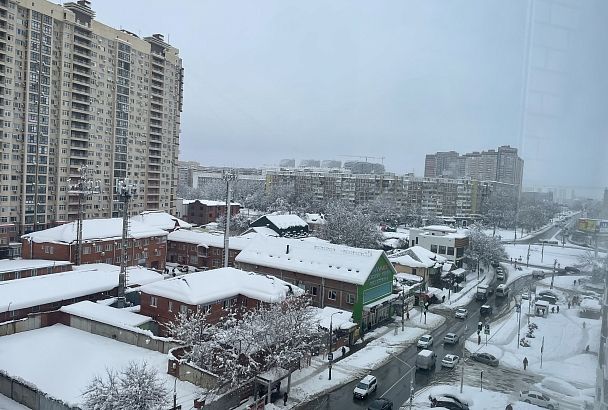 Краснодар готовится к рекордным снегопадам