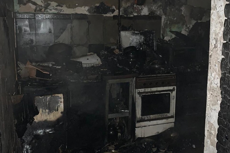 В Краснодарском крае при пожаре погиб 65-летний мужчина