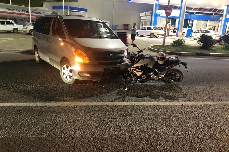 17-летний мотоциклист пострадал в ДТП в Сочи