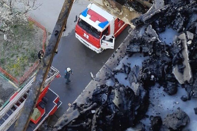 В Новороссийске из-за пожара в девятиэтажном доме эвакуировали 50 человек 