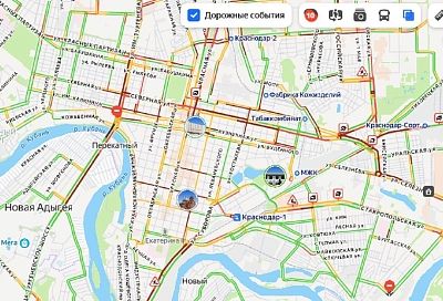 10-балльные пробки сковали дороги Краснодара