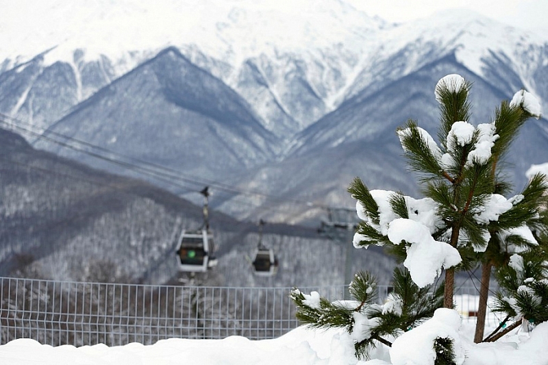 В новогодние праздники горнолыжные курорты Краснодарского края примут не менее 365 тысяч гостей