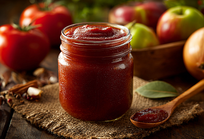 Попробуйте приготовить домашний кетчуп из помидоров и яблок – магазинный больше покупать не сможете