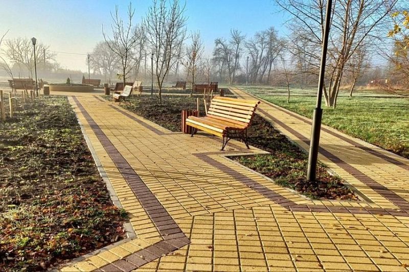 В двух поселениях Павловского района завершили благоустройство зеленых зон по нацпроекту