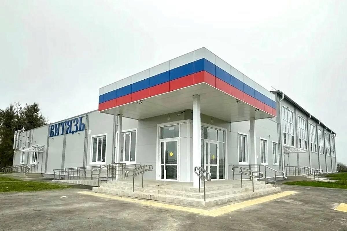 Спортивный комплекс возвели в станице Фастовецкой Тихорецкого района