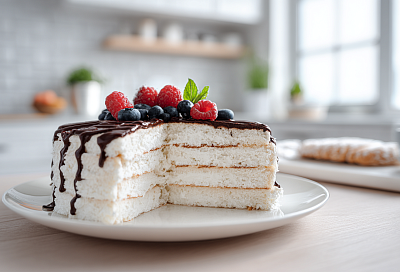 Белковый торт без муки и крахмала: нежный, вкусный и безопасный для фигуры