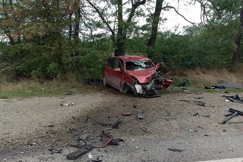 На Кубани два Nissan столкнулись на встречке. Погибли оба водителя