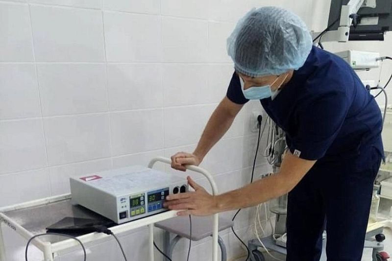 Брюховецкая центральная районная больница получила новое оборудование в рамках нацпроекта